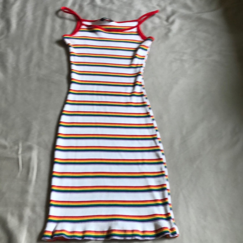 Tight dress, multicolor. Worn once